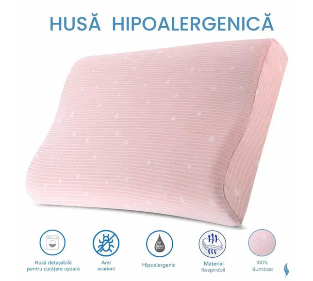 HUSA de schimb / Fata de perna - pentru Perna Copii Toddler - Roz - Bumbac 100% - Bebeboo - Totul pentru copii. Jucării, Hăinuțe, Perne, Mobilier, Textile