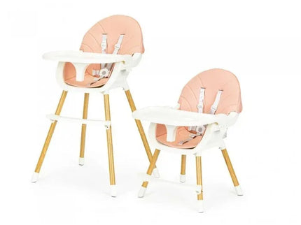 Scaun de masa 2 in 1 Ecotoys HA-004 – Roz - Bebeboo - Totul pentru copii. Jucării, Hăinuțe, Perne, Mobilier, Textile
