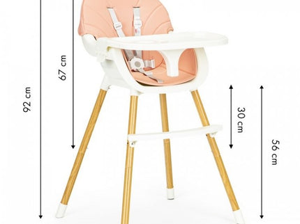 Scaun de masa 2 in 1 Ecotoys HA-004 – Roz