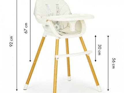 Scaun de masa 2 in 1 Ecotoys HA-004 - Bej