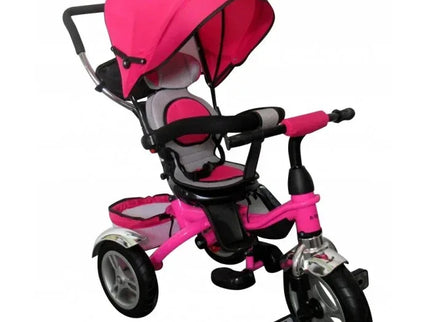 Tricicleta cu pedale 3 in 1 R-Sport T3 - Roz - Bebeboo - Totul pentru copii. Jucării, Hăinuțe, Perne, Mobilier, Textile