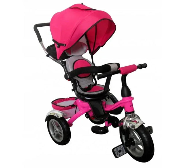 Tricicleta cu pedale 3 in 1 R-Sport T3 - Roz - Bebeboo - Totul pentru copii. Jucării, Hăinuțe, Perne, Mobilier, Textile
