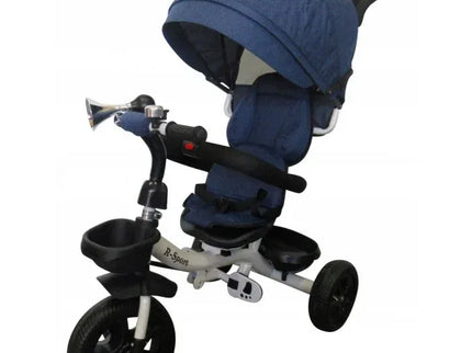 Tricicleta cu pedale 3 in 1 R-Sport T4 - Blue Jeans - Bebeboo - Totul pentru copii. Jucării, Hăinuțe, Perne, Mobilier, Textile