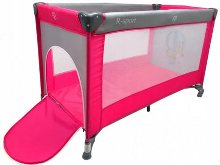Patut pliabil R-Sport K1 - Roz - Bebeboo - Totul pentru copii. Jucării, Hăinuțe, Perne, Mobilier, Textile