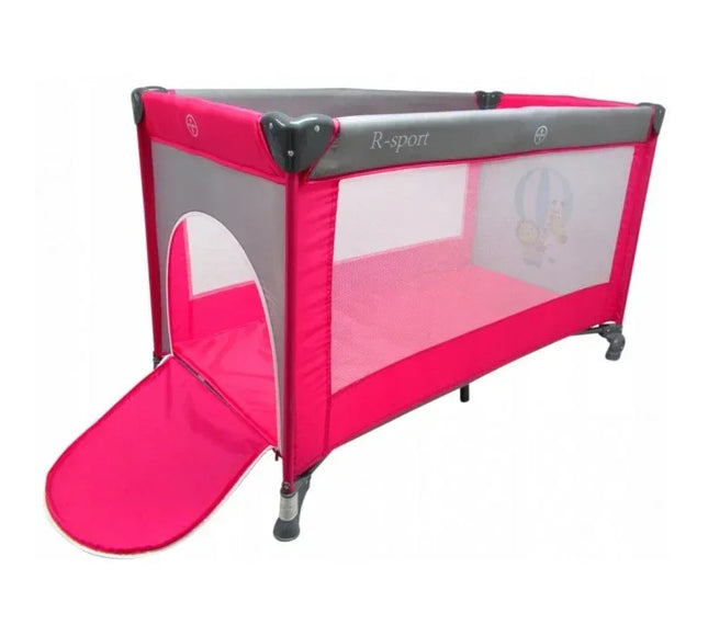 Patut pliabil R-Sport K1 - Roz - Bebeboo - Totul pentru copii. Jucării, Hăinuțe, Perne, Mobilier, Textile