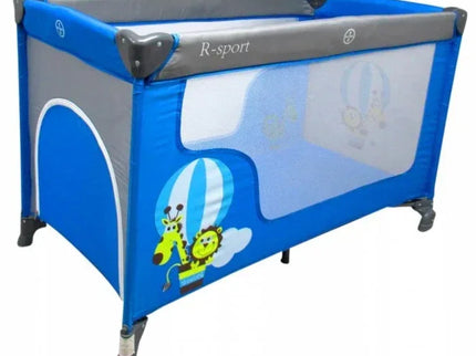 Patut pliabil R-Sport K2 - Albastru - Bebeboo - Totul pentru copii. Jucării, Hăinuțe, Perne, Mobilier, Textile