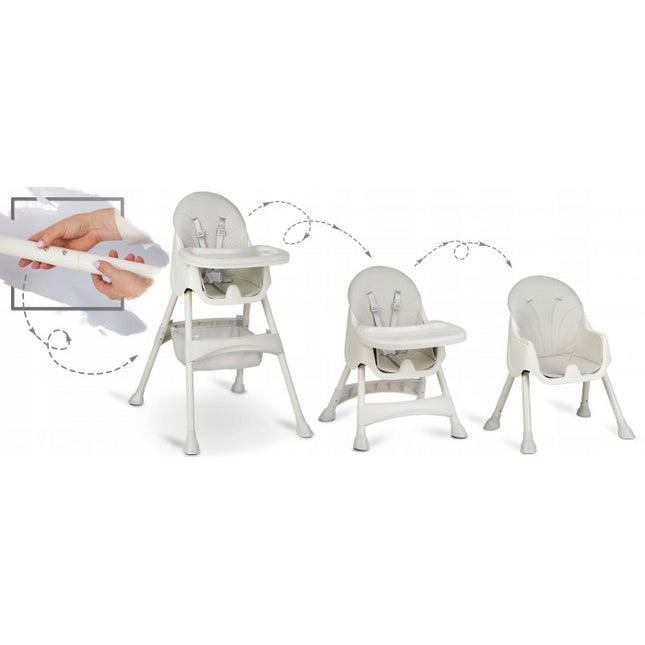 Scaun de masa 3 in 1 Ricokids Milo - Gri