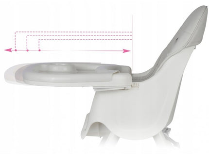 Scaun de masa 3 in 1 Ricokids Milo - Gri