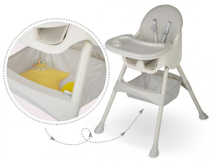 Scaun de masa 3 in 1 Ricokids Milo - Gri