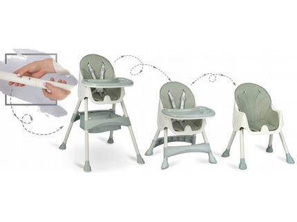 Scaun de masa 3 in 1 Ricokids Milo - Verde