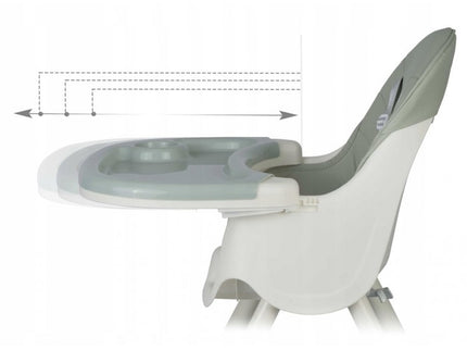 Scaun de masa 3 in 1 Ricokids Milo - Verde