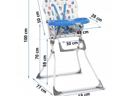 Scaun de masa Ricokids Fando - Ocean