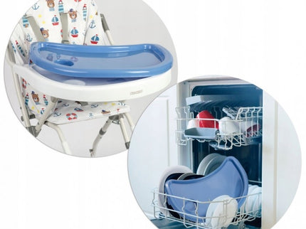 Scaun de masa Ricokids Eldo - Alb - Albastru
