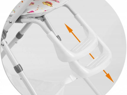 Scaun de masa Ricokids Eldo - Alb - Roz