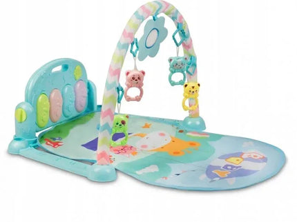 Salteluta de joaca cu pian Ricokids 7314 - Albastru - Bebeboo - Totul pentru copii. Jucării, Hăinuțe, Perne, Mobilier, Textile