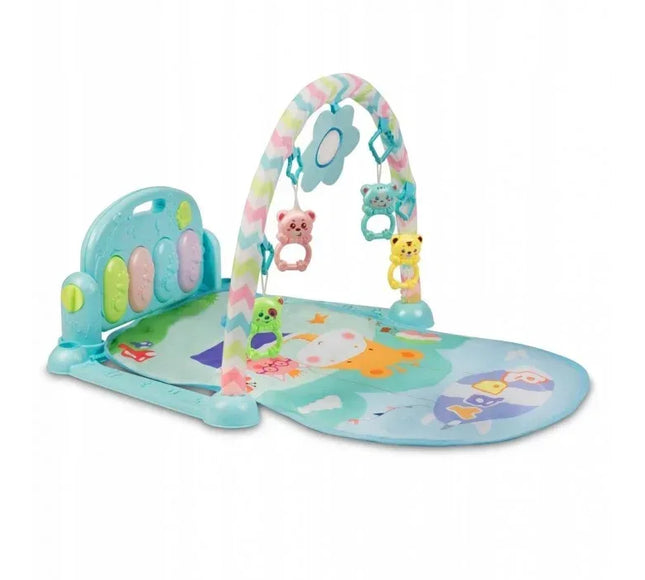 Salteluta de joaca cu pian Ricokids 7314 - Albastru - Bebeboo - Totul pentru copii. Jucării, Hăinuțe, Perne, Mobilier, Textile