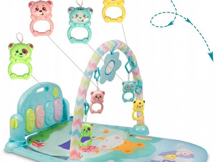 Salteluta de joaca cu pian Ricokids 7314 - Albastru