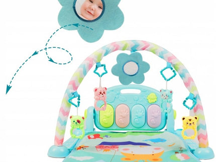 Salteluta de joaca cu pian Ricokids 7314 - Albastru