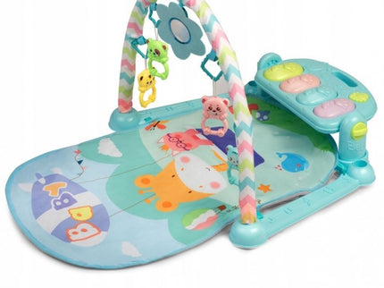 Salteluta de joaca cu pian Ricokids 7314 - Albastru