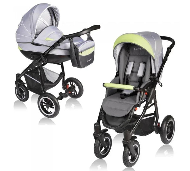 Carucior VESSANTI Crooner 2 in 1 - Green/Gray - Bebeboo - Totul pentru copii. Jucării, Hăinuțe, Perne, Mobilier, Textile