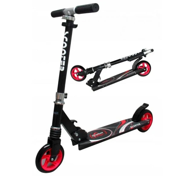 Trotineta pliabila cu roti de 145 mm R-Sport H7 - Negru - Rosu - Bebeboo - Totul pentru copii. Jucării, Hăinuțe, Perne, Mobilier, Textile