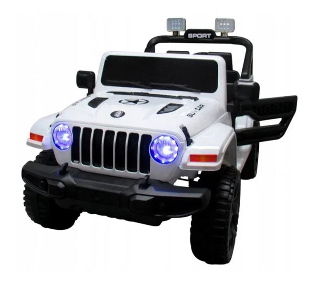 Masinuta electrica cu telecomanda cu baterii si functie de balansare Jeep X10 TS-159 R-Sport - Alb - Bebeboo - Totul pentru copii. Jucării, Hăinuțe, Perne, Mobilier, Textile