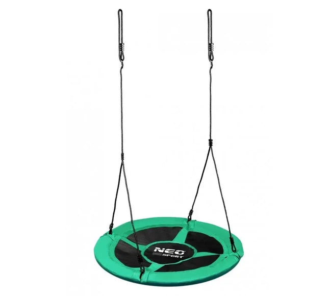 Leagan tip cuib pentru copii XXL, 95 cm, 150 kg, Neo-Sport 1001, Verde - Bebeboo - Totul pentru copii. Jucării, Hăinuțe, Perne, Mobilier, Textile
