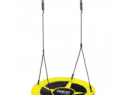 Leagan tip cuib pentru copii XXL, 95 cm, 150 kg, Neo-Sport 1003, Galben - Bebeboo - Totul pentru copii. Jucării, Hăinuțe, Perne, Mobilier, Textile