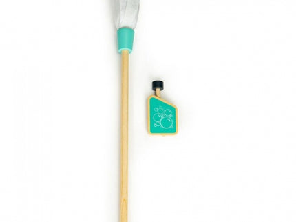 Antemergator din lemn XXL cu aspirator si elemente pentru curatenie Ecotoys 4404