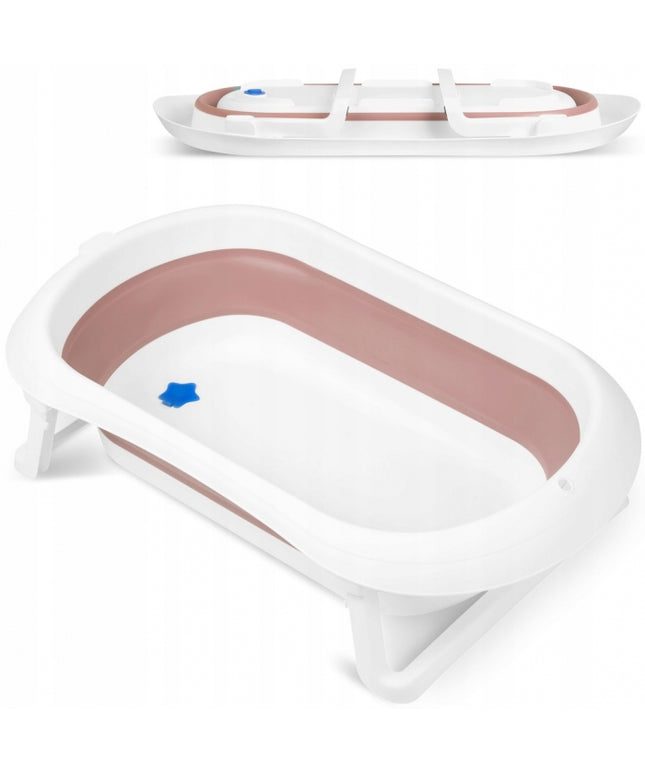 Cadita de baie cu dop de scurgere Ricokids RK-281 - Roz