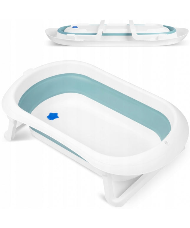 Cadita de baie cu dop de scurgere Ricokids RK-281 - Albastru