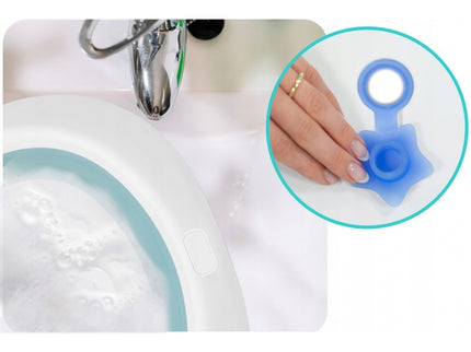 Cadita de baie cu dop de scurgere Ricokids RK-281 - Albastru