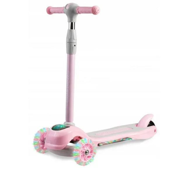 Trotineta cu roti cu LED Ricokids Piko 765001 - Roz - Bebeboo - Totul pentru copii. Jucării, Hăinuțe, Perne, Mobilier, Textile