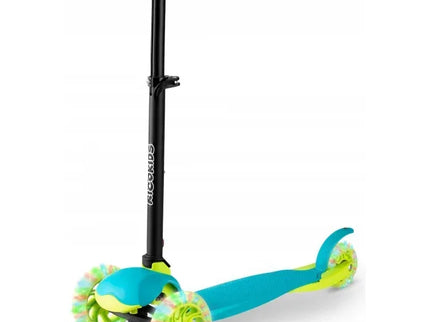 Trotineta cu roti cu LED Ricokids Loco 765103 - Turcoaz - Bebeboo - Totul pentru copii. Jucării, Hăinuțe, Perne, Mobilier, Textile