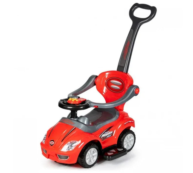 Masinuta de impins 3 in 1 Ecotoys 382 - Rosu - Bebeboo - Totul pentru copii. Jucării, Hăinuțe, Perne, Mobilier, Textile