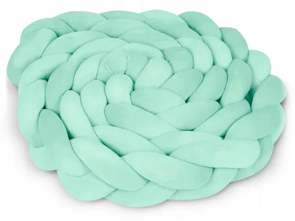 Protectie laterala pentru patut, impletita, 3 M, Ricokids 722112 - Mint - Bebeboo - Totul pentru copii. Jucării, Hăinuțe, Perne, Mobilier, Textile