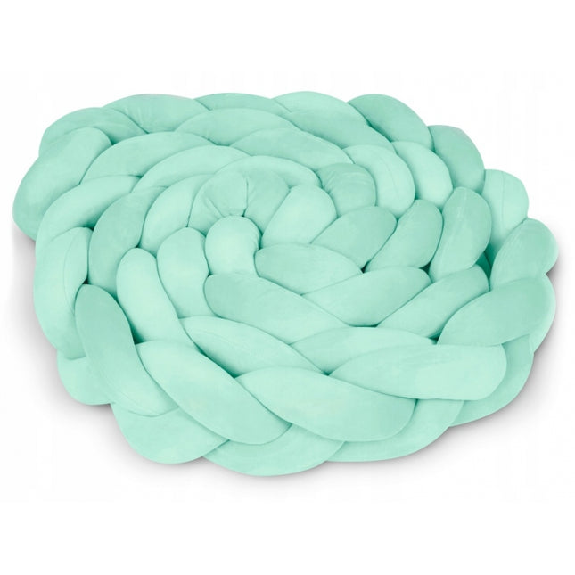 Protectie laterala pentru patut, impletita, 3 M, Ricokids 722112 - Mint