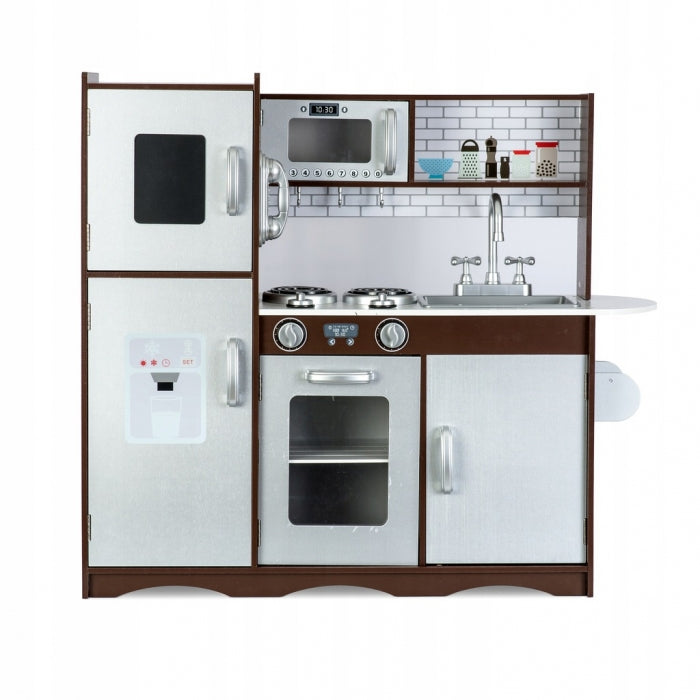 Bucatarie retro din lemn pentru copii Ricokids 7833 - Alb