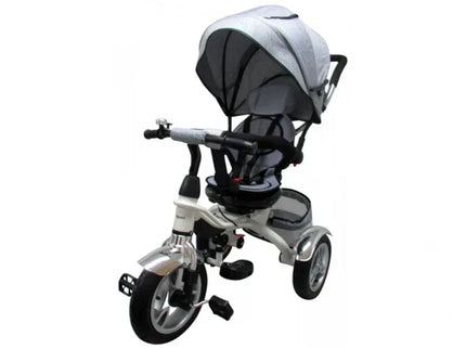 Tricicleta cu pedale 3 in 1 R-Sport T3 - Gri - Bebeboo - Totul pentru copii. Jucării, Hăinuțe, Perne, Mobilier, Textile