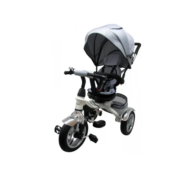 Tricicleta cu pedale 3 in 1 R-Sport T3 - Gri - Bebeboo - Totul pentru copii. Jucării, Hăinuțe, Perne, Mobilier, Textile