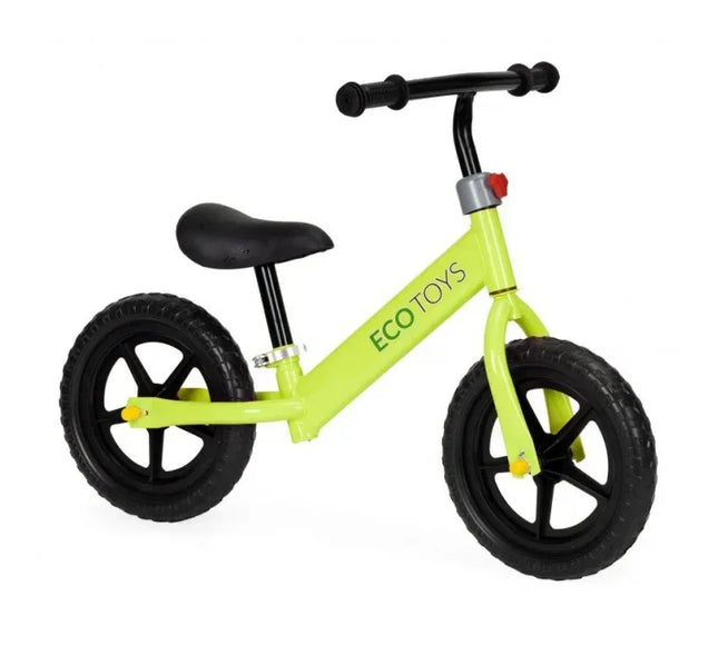 Bicicleta fara pedale cu roti din spuma EVA Ecotoys JM-763 - Verde - Resigilat - Bebeboo - Totul pentru copii. Jucării, Hăinuțe, Perne, Mobilier, Textile