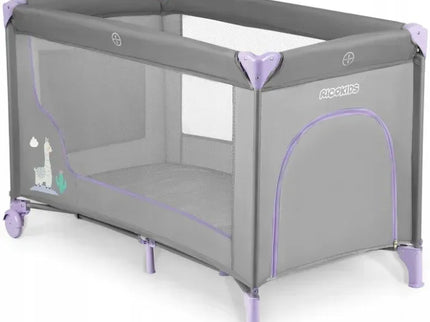 Patut pliabil Ricokids RK-240 Gri cu mov - Bebeboo - Totul pentru copii. Jucării, Hăinuțe, Perne, Mobilier, Textile