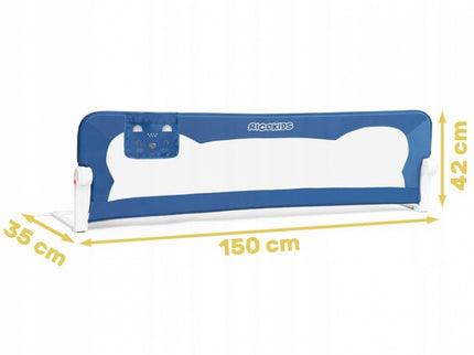 Bariera de pat Ricokids 150 x 42 x 35 cm - Albastru