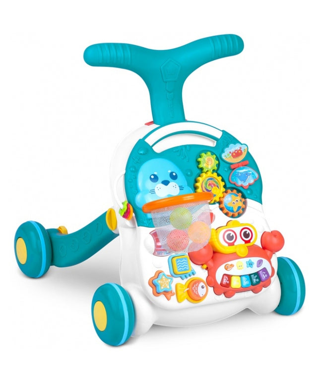 Antemergator educational 2 in 1 Ricokids RK-810 Alb cu albastru