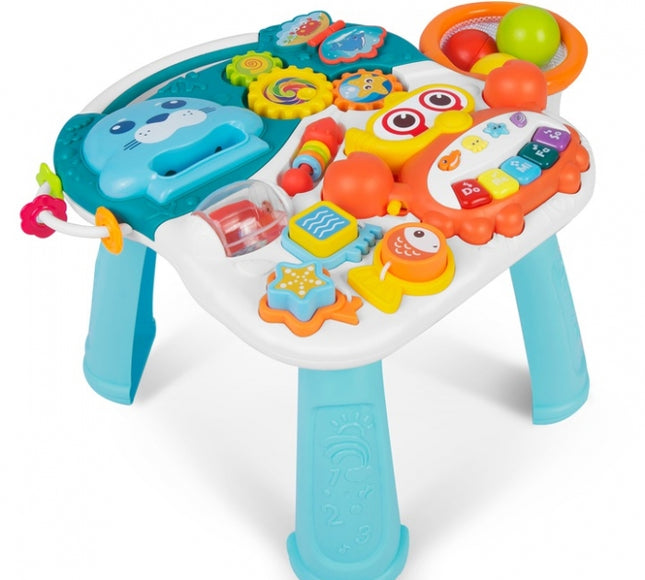 Antemergator educational 2 in 1 Ricokids RK-810 Alb cu albastru