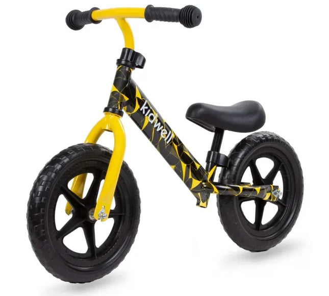Bicicleta fara pedale Kidwell Rebel Yellow - Resigilat (urme usoare de utilizare si montaj) - Bebeboo - Totul pentru copii. Jucării, Hăinuțe, Perne, Mobilier, Textile