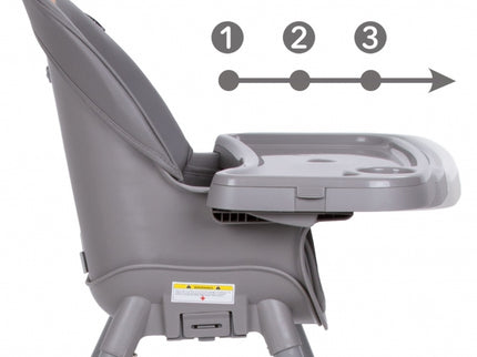 Scaun de masa 4 in 1 Kidwell EATAN Gray