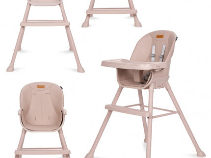 Scaun de masa 4 in 1 Kidwell EATAN Pink