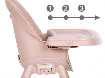 Scaun de masa 4 in 1 Kidwell EATAN Pink