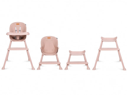 Scaun de masa 4 in 1 Kidwell EATAN Pink